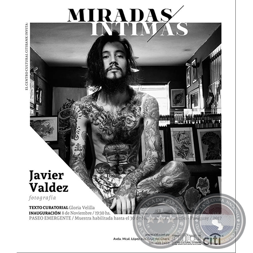 Miradas Intimas - Fotográfo Javier Váldez - Miércoles, 08 de Noviembre de 2017